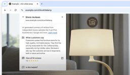 Η νέα τεχνητή νοημοσύνη του Google Chrome συνοψίζει τις κριτικές των καταστημάτων για εσάς